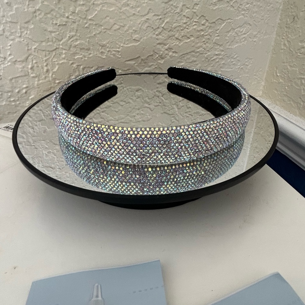 Elegant Silver Rhinestone Headband